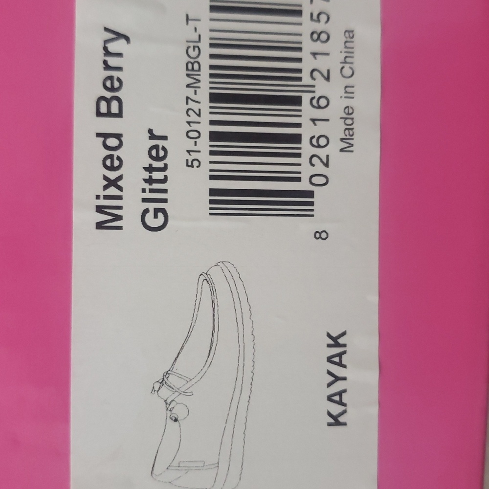 Maroon glitter shoes NIB Size 8 Only - Picture 3 of 10